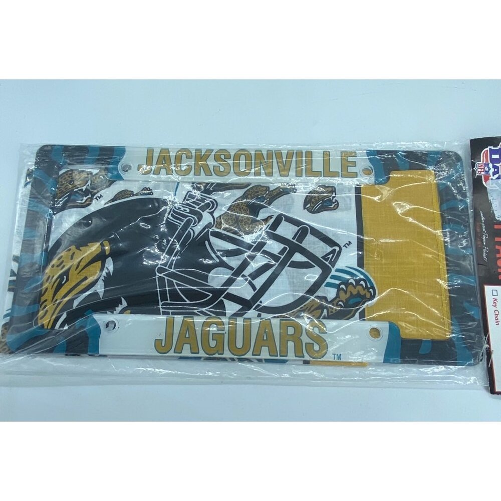 NFL Jacksonville Jaguars License Plate Neck Scarf Wall Decor Football Helmet